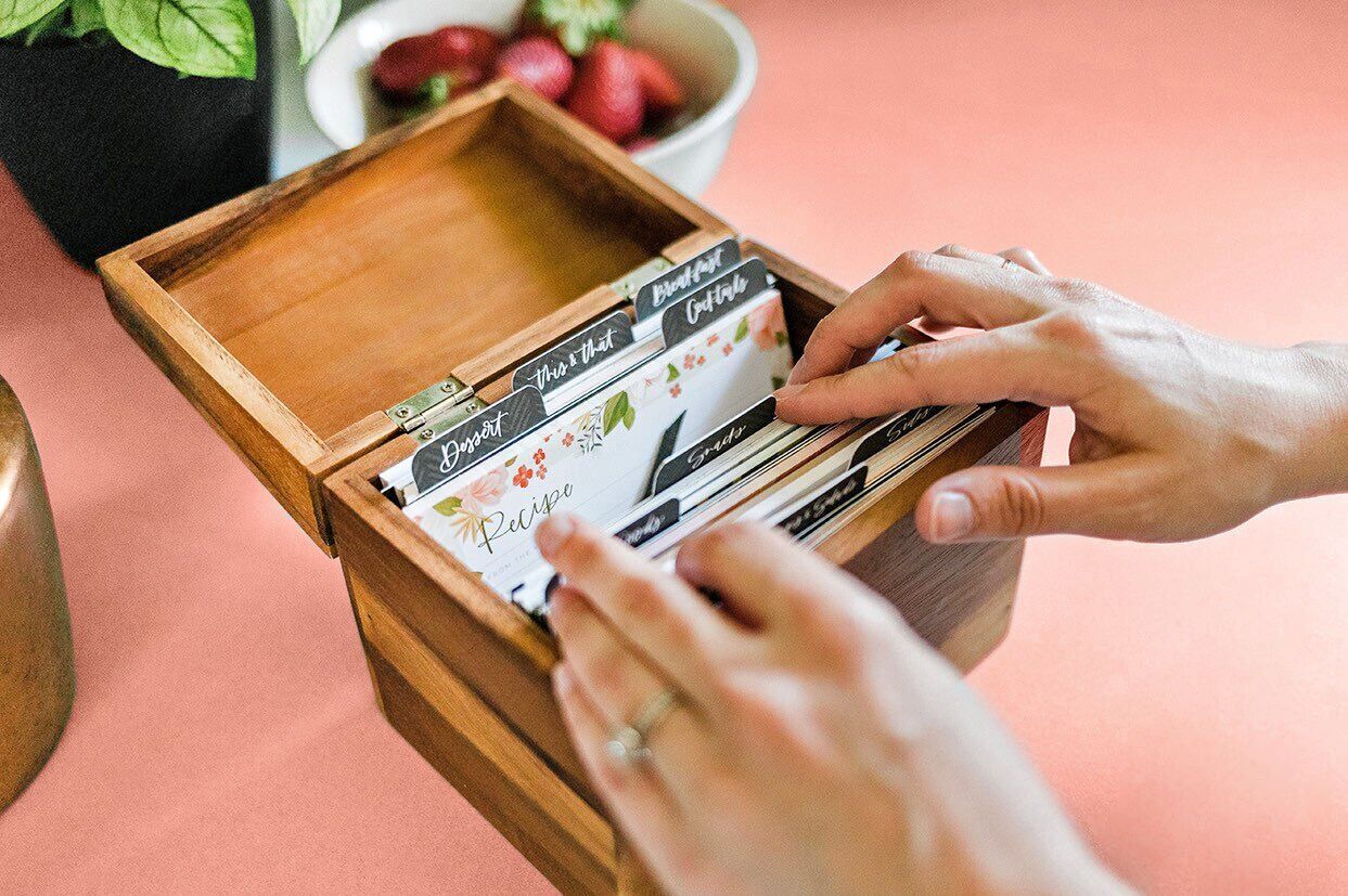 1canoe2 recipe box